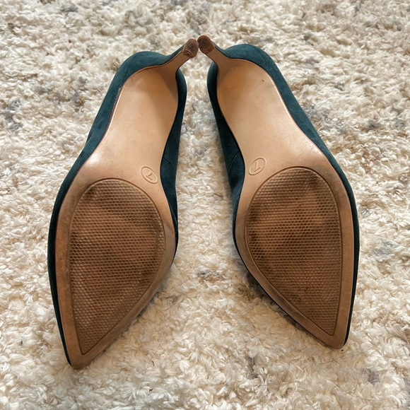 A New Day Hunter Green Heels - EUC - Size 7 - Picture 4 of 4